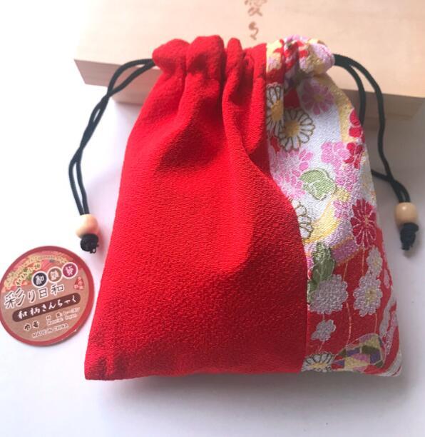  Japanese style pouch ( red )