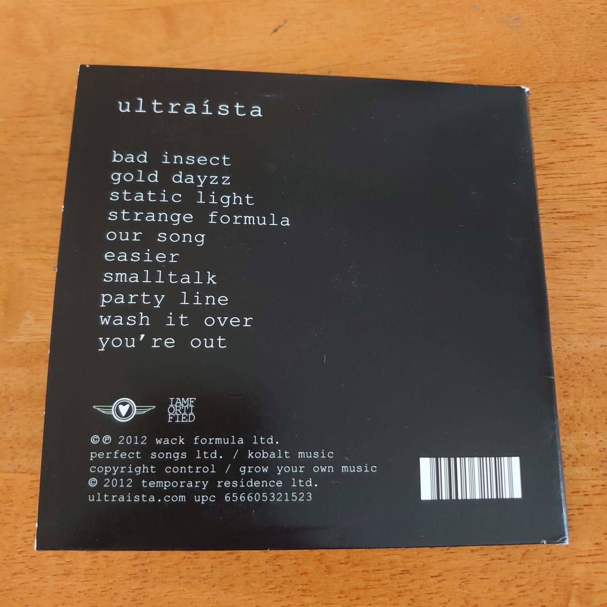 Ultraista / ウルトライスタ 輸入盤 【CD】_画像2