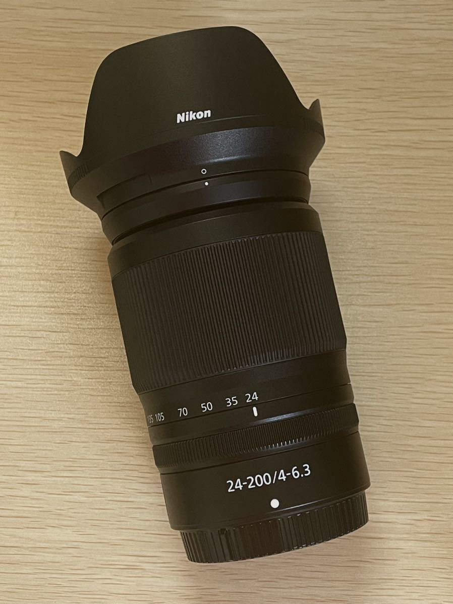 【新品同様】ニコン NIKKOR Z 24-200mm f/4-6.3 VR ミラーレス用 ARCREST保護フィルター付き_画像1
