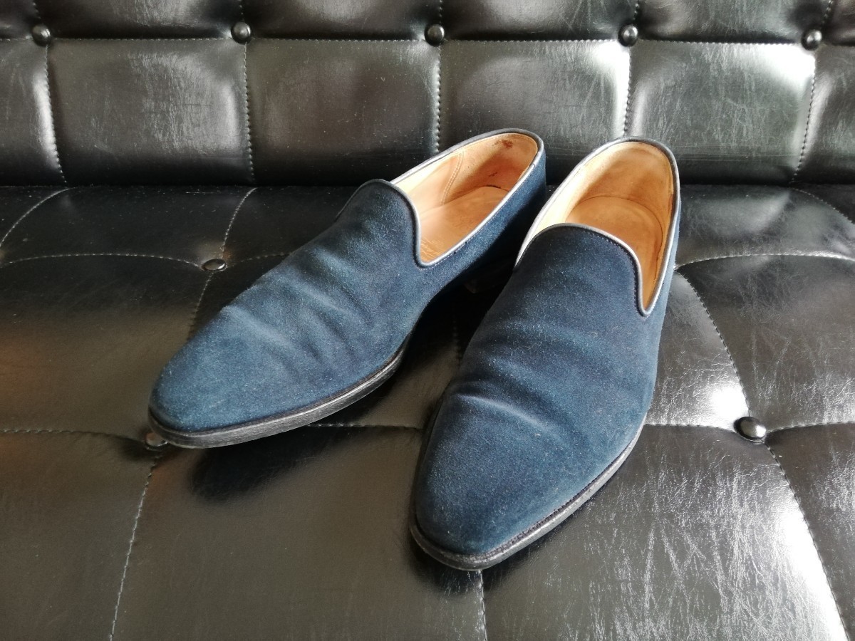 CROCKETT&JONES Trading Post別注 ローファー KENSINGTON 8E クロケット&ジョーンズ スエード_画像1