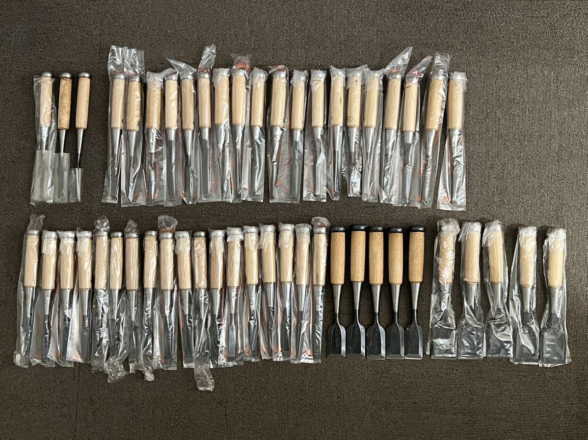 未使用 美品 高級 特撰 鑿 ノミ のみ 6mm〜42mm 武市 50点 未使用 美品 高級 特撰 鑿 ノミ のみ 6mm〜42mm 武市 50点