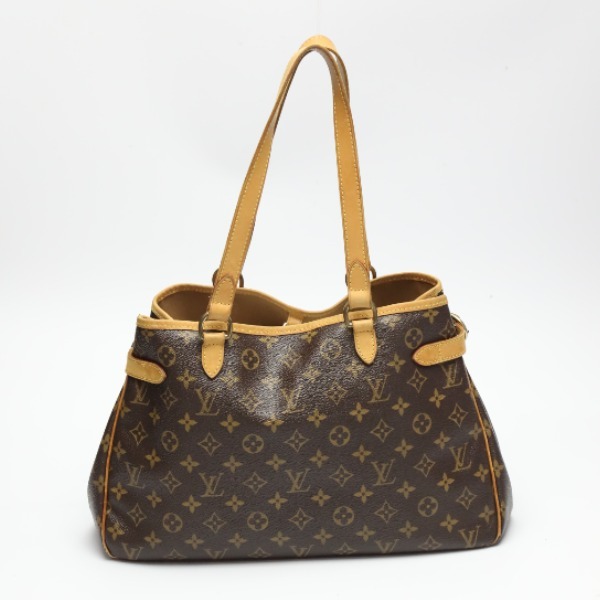 ルイヴィトン トートバッグ M51154 バティニョール・オリゾンタル モノグラム バッグ LOUIS VUITTON ブラウン レディース 中古_画像2