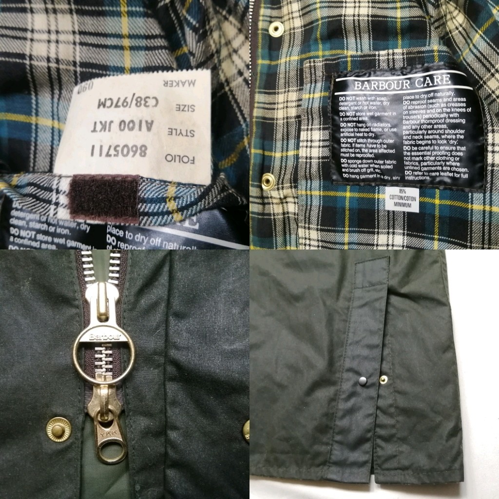 80s Barbour bedale c38 2crest デッドストック 1986 バブアー