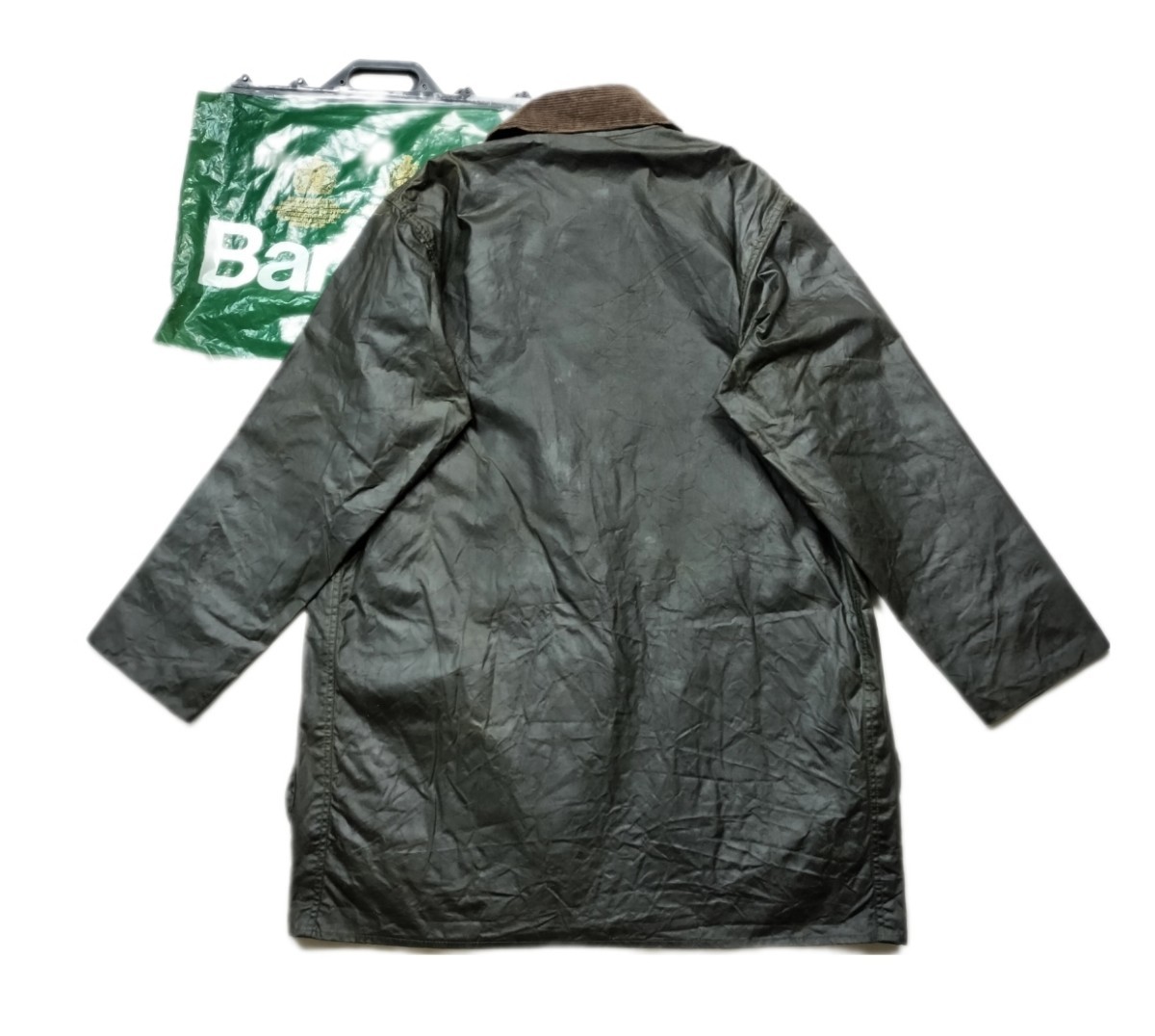 “Deadstock”　'92s　Barbour border　c42　デッドストック　バブアー　ボーダー　セージ　90s Vintage