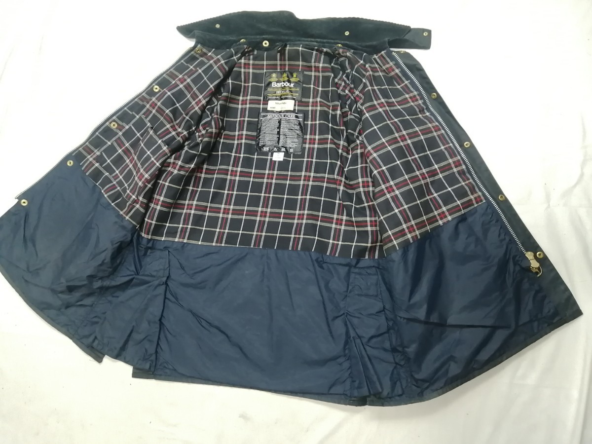 Mint 80s Barbour bedale c42　バブアー　ビデイル ネイビー　4ポケット　3クラウン　_画像5