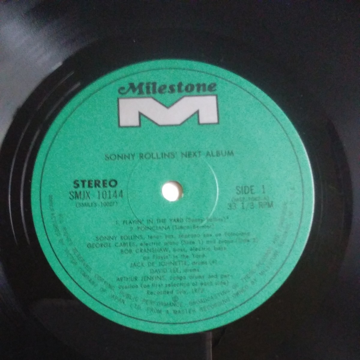 ソニー・ロリンズ・ネクスト・アルバム　SMJX_10144(MILES_10026)STEREO Milestone 定価¥1,950_画像6