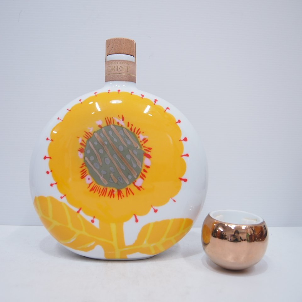 G27687mE3 SUNTORY WHISKY サントリー ウイスキー クレスト 花の万博