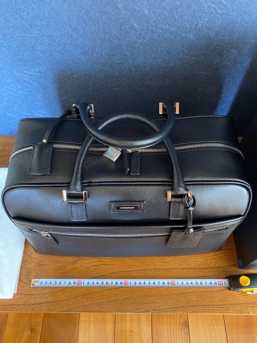 本革・新品未使用】BURBERRYバーバリー ビンテージ ボストンバッグ