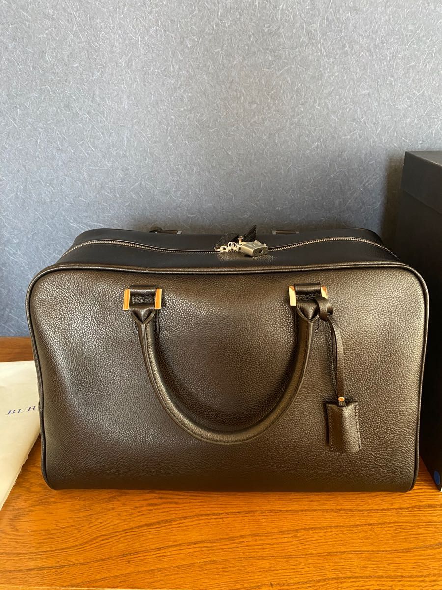 本革・新品未使用】BURBERRYバーバリー ビンテージ ボストンバッグ