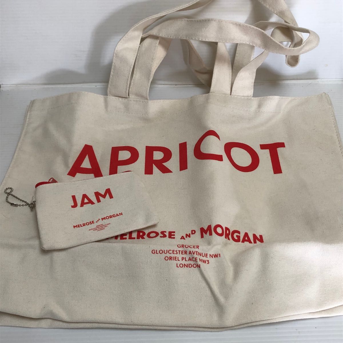 MELROSE AND MORGAN ブランドムック 付録 トートバッグ ポーチ 2点セット (APRICOT JAM)