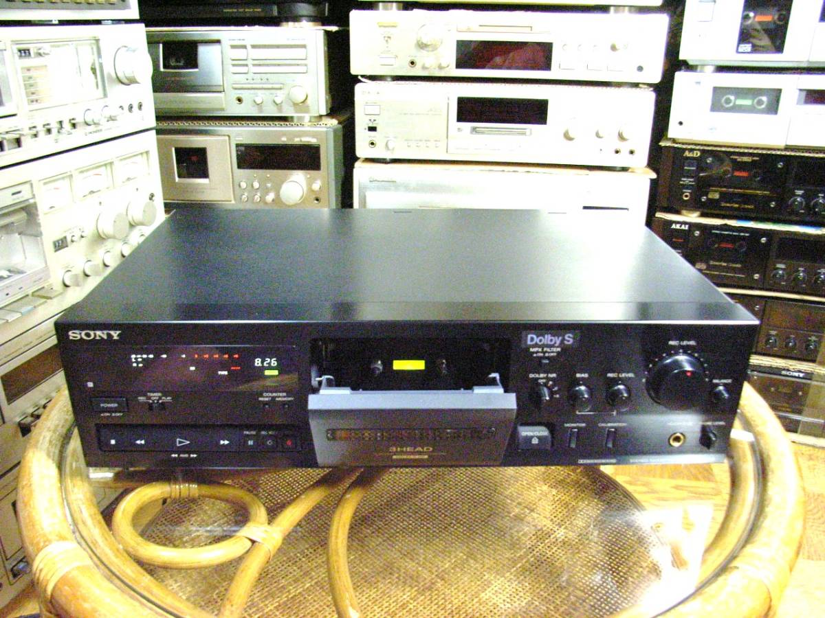 SONY TC-K700S cassette deck 3 head Dolby S-type B.C HX PRO metal tape super bias reproduction / recording /. sending / volume . operation verification maintenance settled .