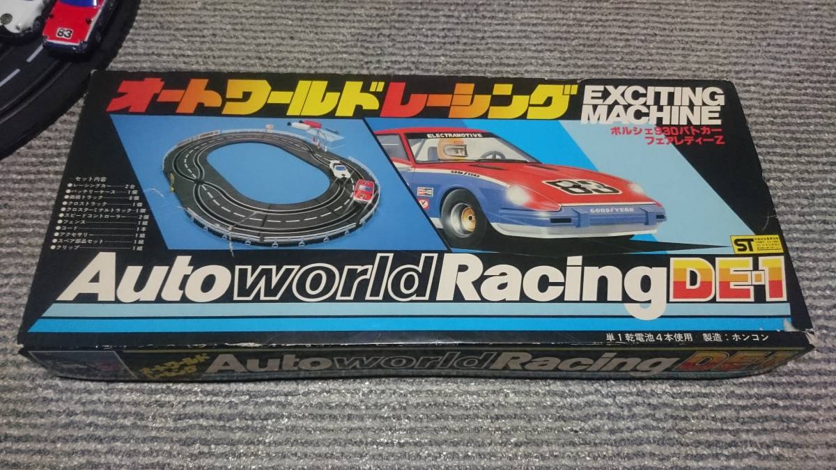  Showa Retro 1980 period toy che Rico auto world racing Auto World Racing DE-1 junk 
