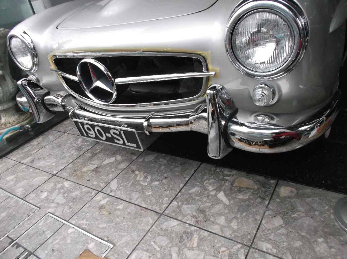  this, triumphantly limitation 1 set only present plan. Mercedes * Benz W121(190SL) new goods (F/R) bumper set.