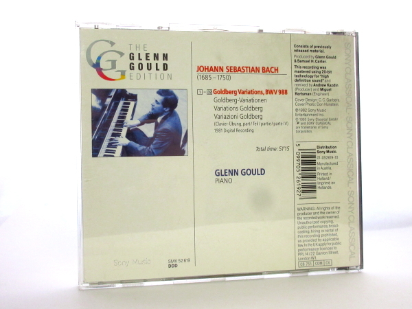 ◆J. S. Bach Glenn Gould Goldberg Variations BWV 988 クラシック S2011_画像2