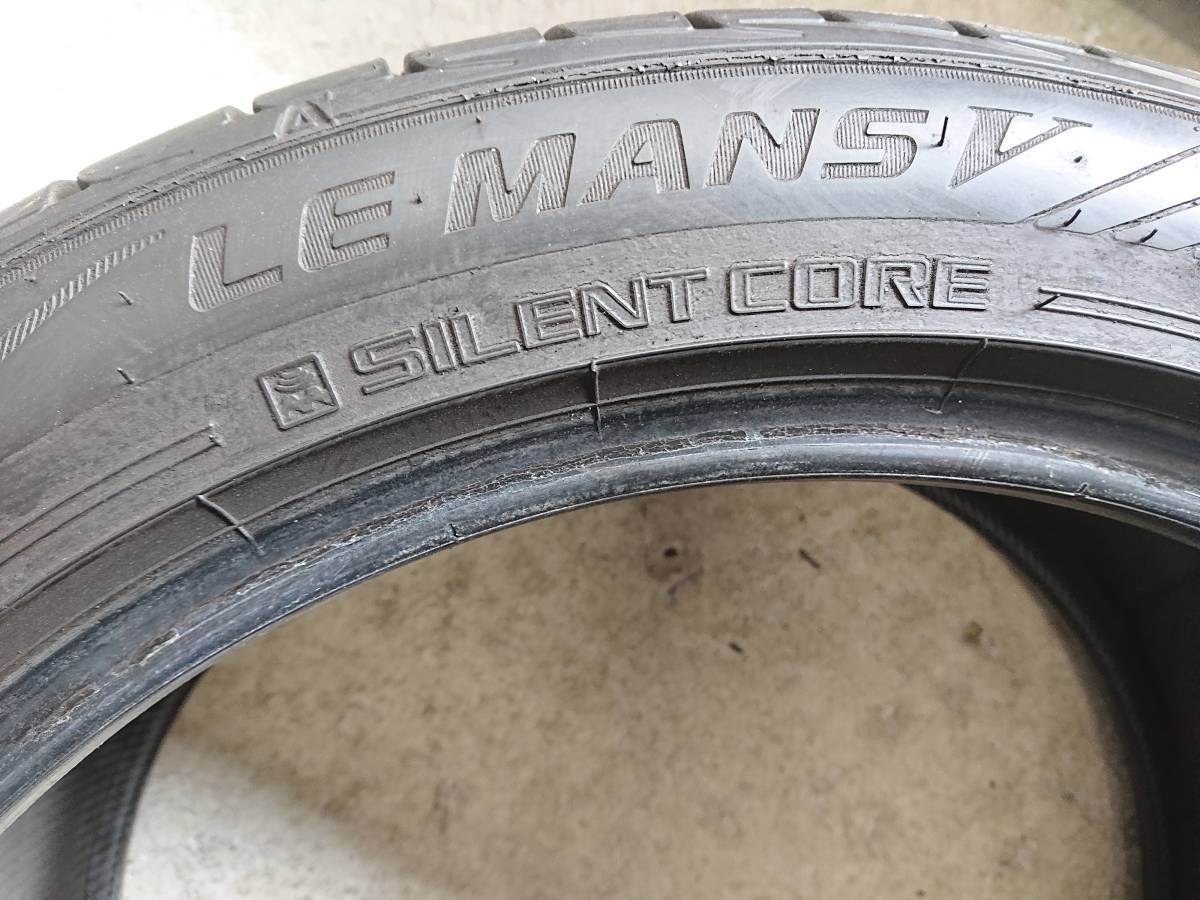 255/40R18 DUNLOP LE MANS V 2018年製 夏タイヤ 4本 ベンツ_画像8