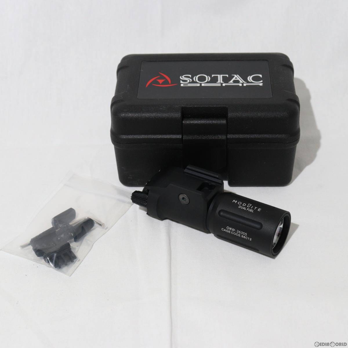 【新品】[MIL]SOTAC MODLITEタイプ PL350-OKW フラッシュライト BK(ブラック/黒)(SOTAC-SD-1119-BK)(54001543)のサムネイル