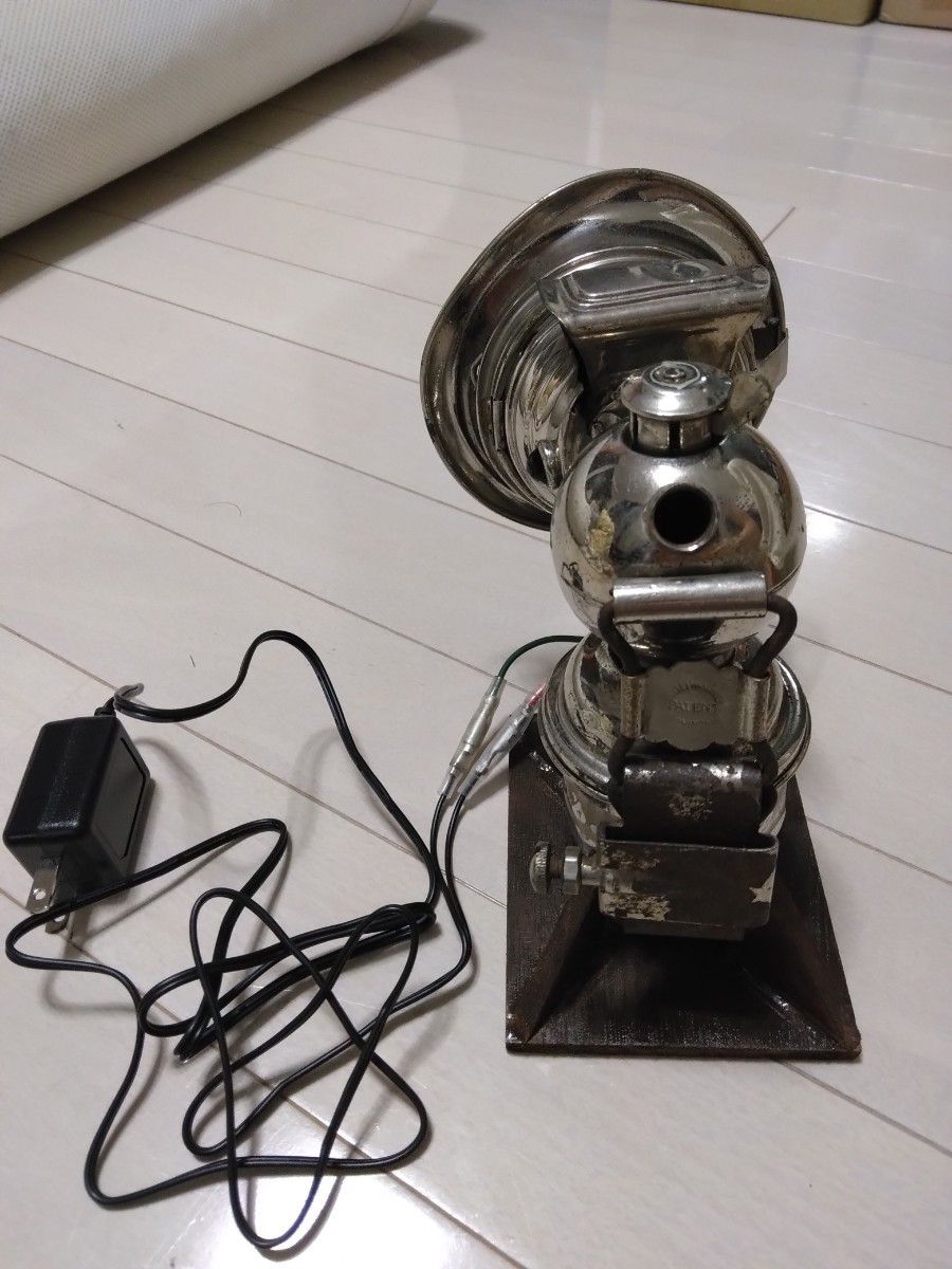 カーバイドランプ　LEDランタン　本物アンティーク