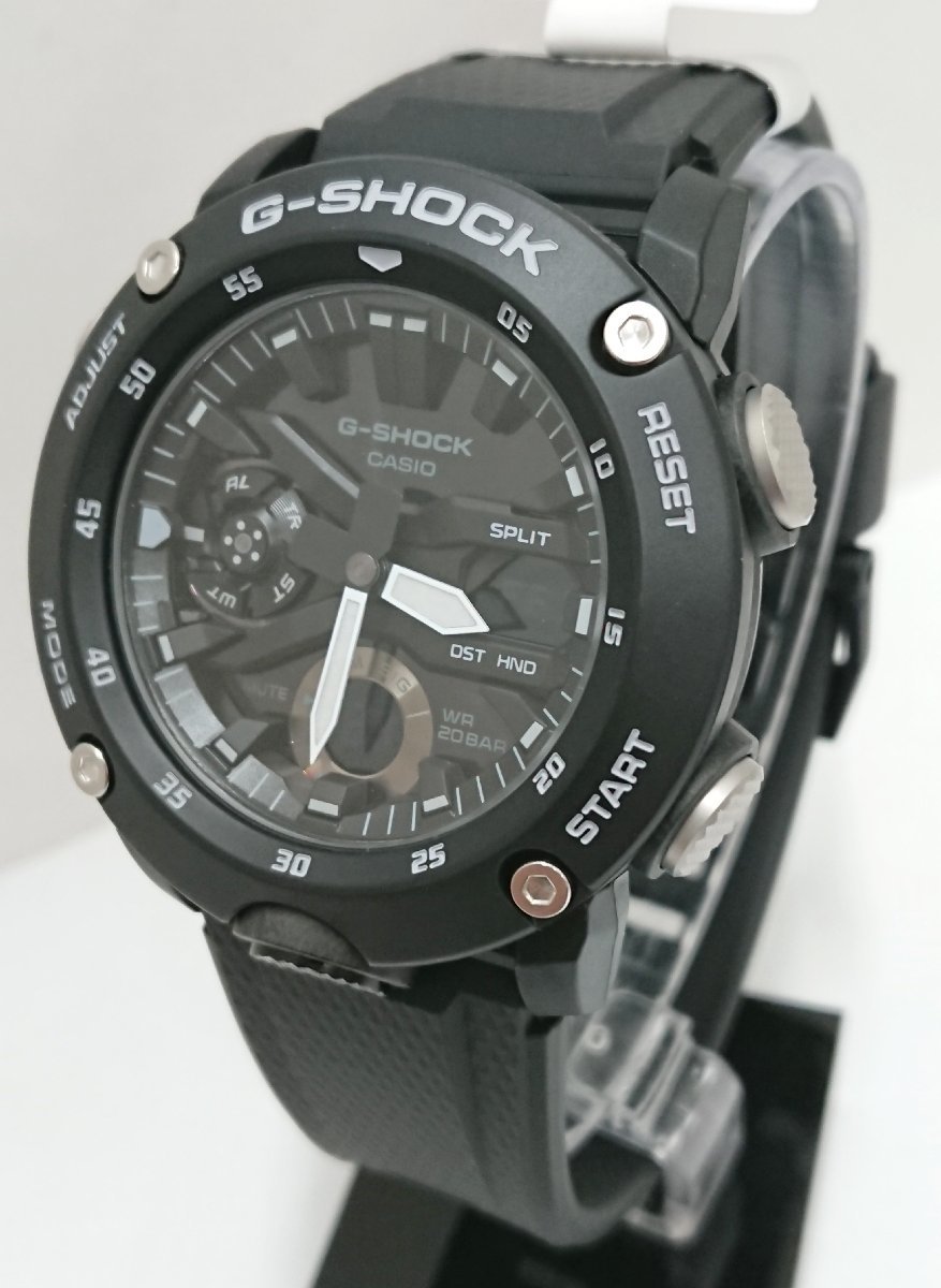 CASIO/カシオ G-SHOCK/ジーショック GA-2000シリーズ モノトーン ANALOG-DIGITAL クォーツ メンズ 腕時計 GA-2000S-1AJF_画像5