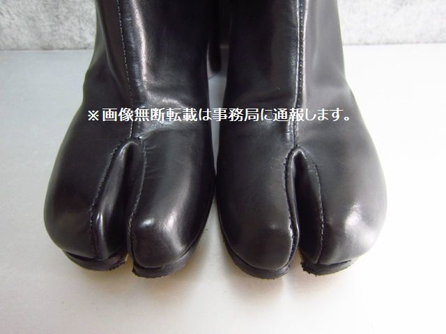 Martin Margiela マルタン マルジェラ 足袋 レザー ヒール ブーツ