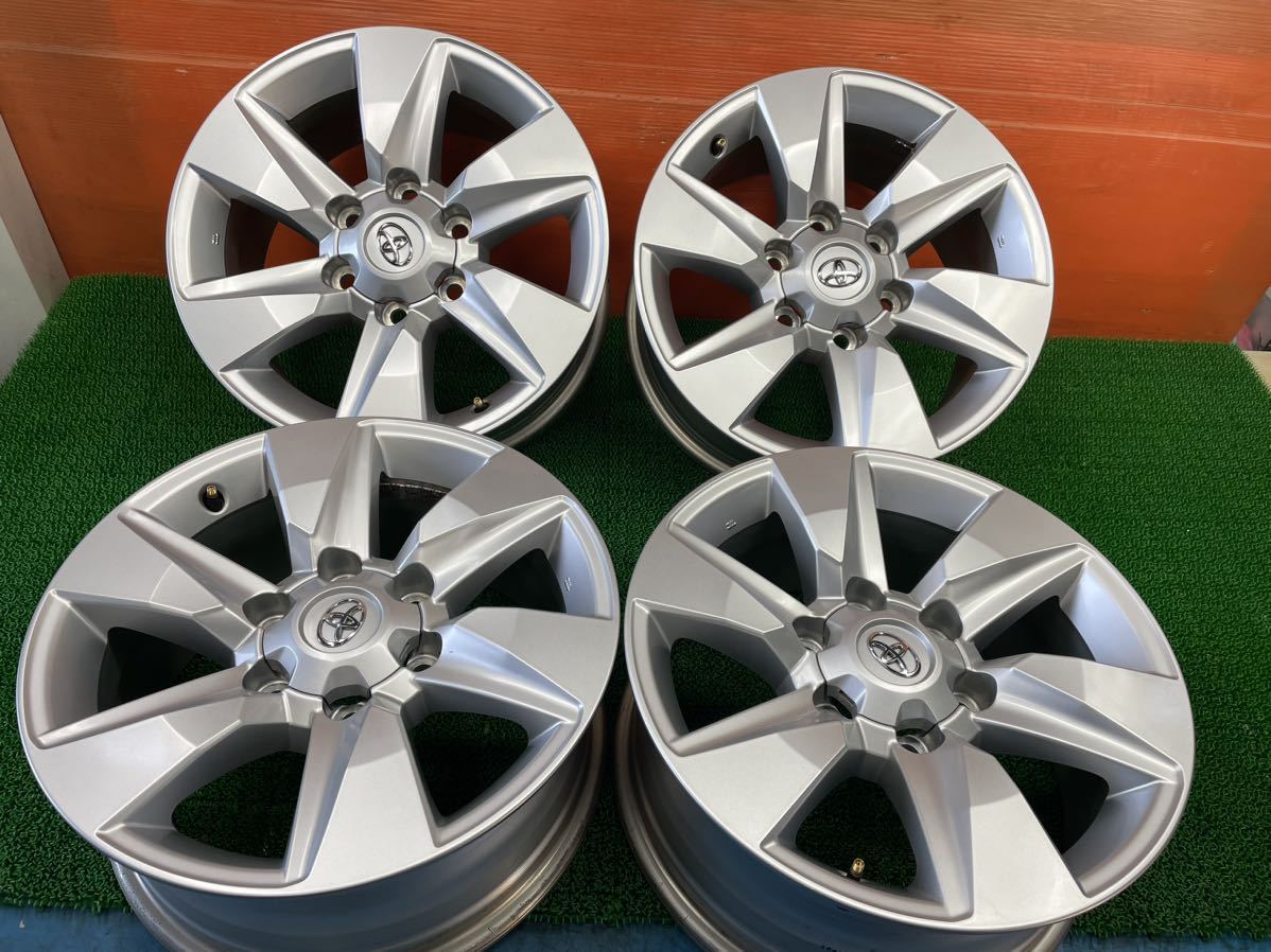 Y-19) 美品トヨタ純正 プラド150系 後期 17インチ7.5J +25 PCD139.7 6