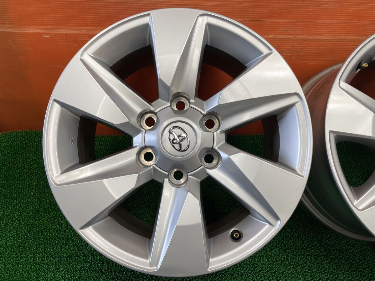 Y-19) 美品トヨタ純正 プラド150系 後期 17インチ7.5J +25 PCD139.7 6