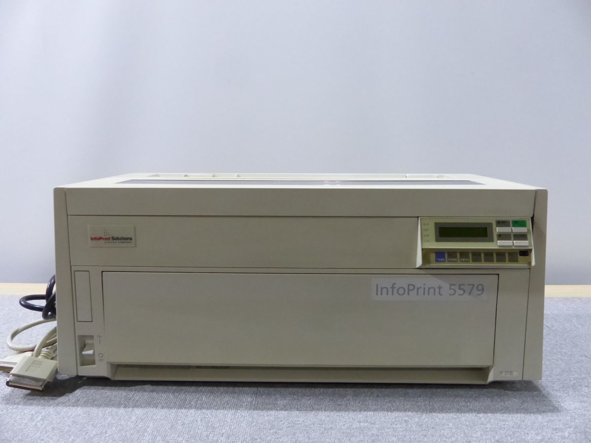 ★1円スタート★【中古】IBM/アイ・ビー・エム ドットインパクトプリンタ 5579-N05【通電のみ・電源ケーブル付属】★現状引き渡し★の画像1