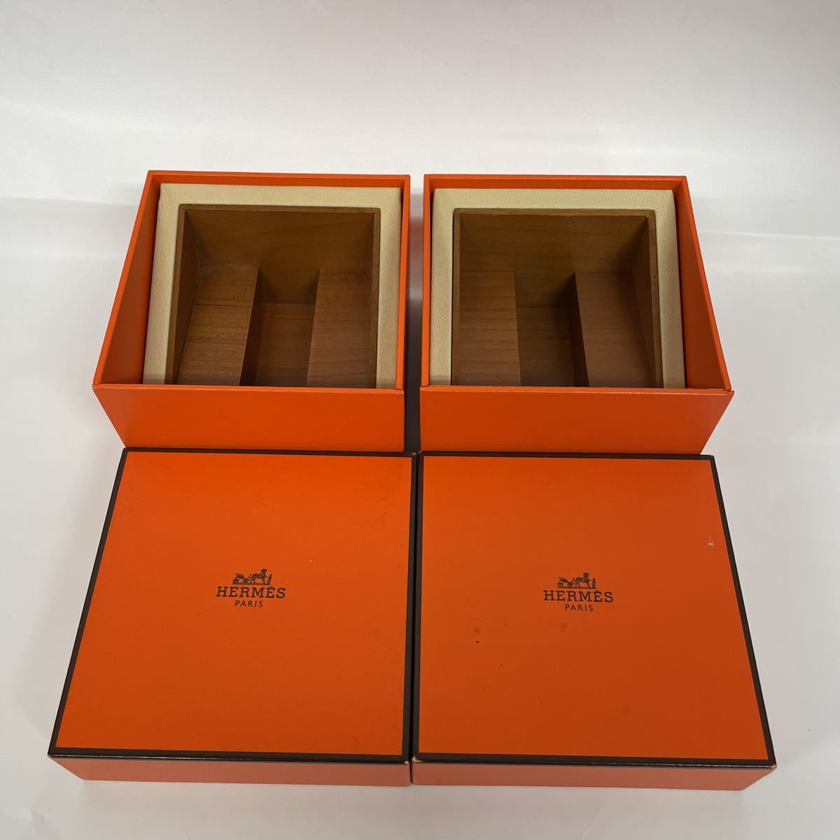 エルメス 時計用 箱 空箱 化粧箱 BOX ケース HERMES 2個 セット おまとめ 箱のみの画像1