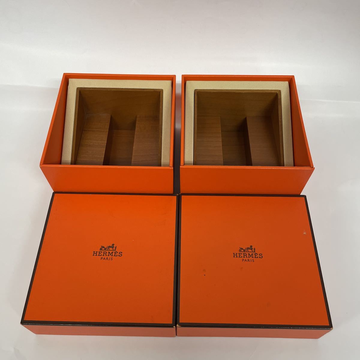 エルメス時計用箱空箱化粧箱BOX ケースHERMES 2個セットおまとめ箱のみ