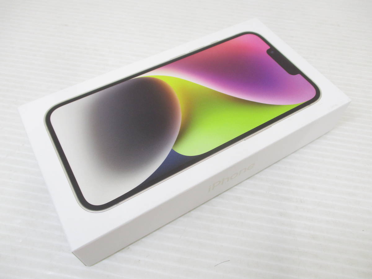 230491-077 iPhone 14 MPUQ3J/A starlight 128GB Softbank 未使用 未