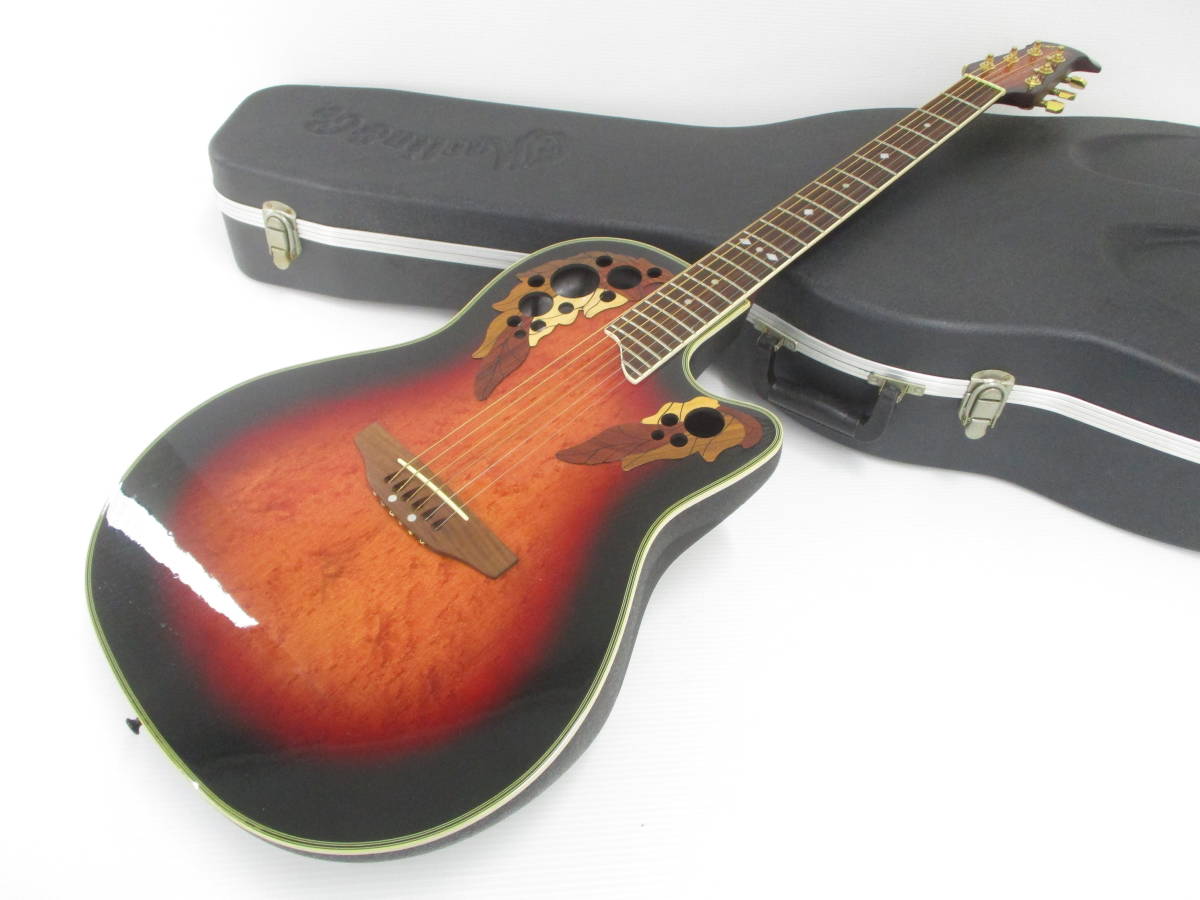 230521-013 Ovation オベーション No.CC257 エレアコ ギター ハード