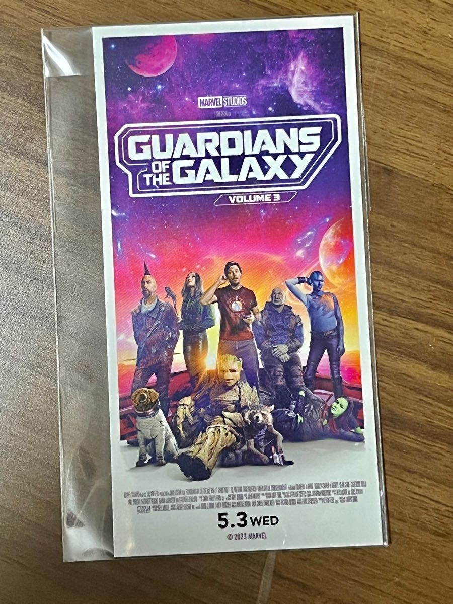 MARVEL ネガフィルム風ステッカー ガーディアンズ・オブ・ギャラクシー