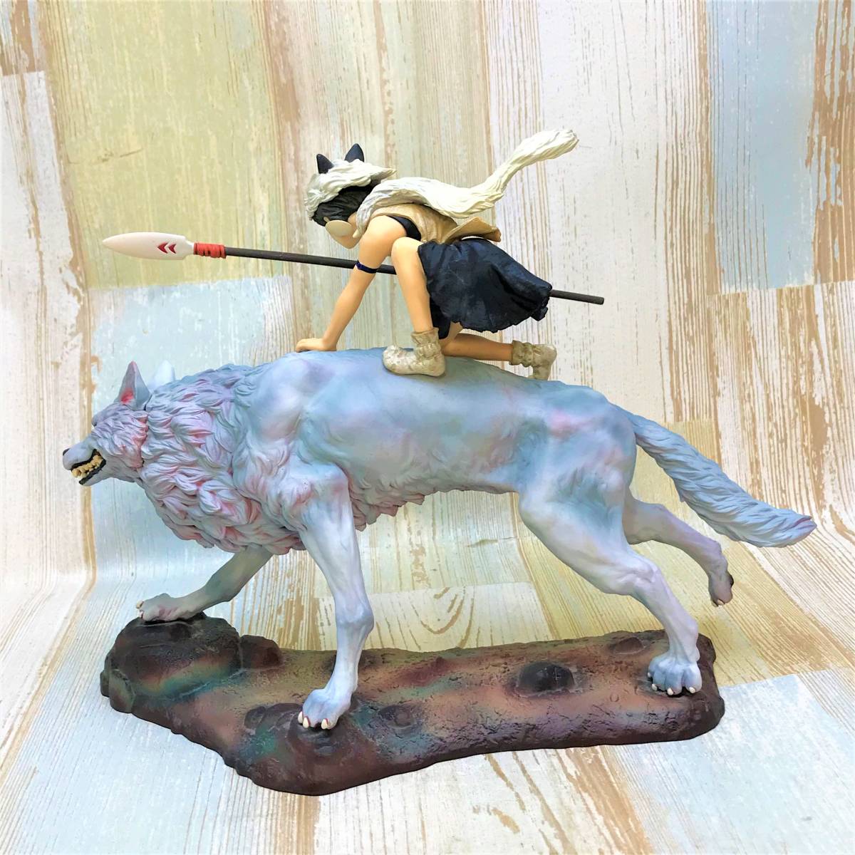  rare * Princess Mononoke Princess Mononoke dog god & sun ko Minica memorial collection figure * Studio Ghibli two horse power Miyazaki .