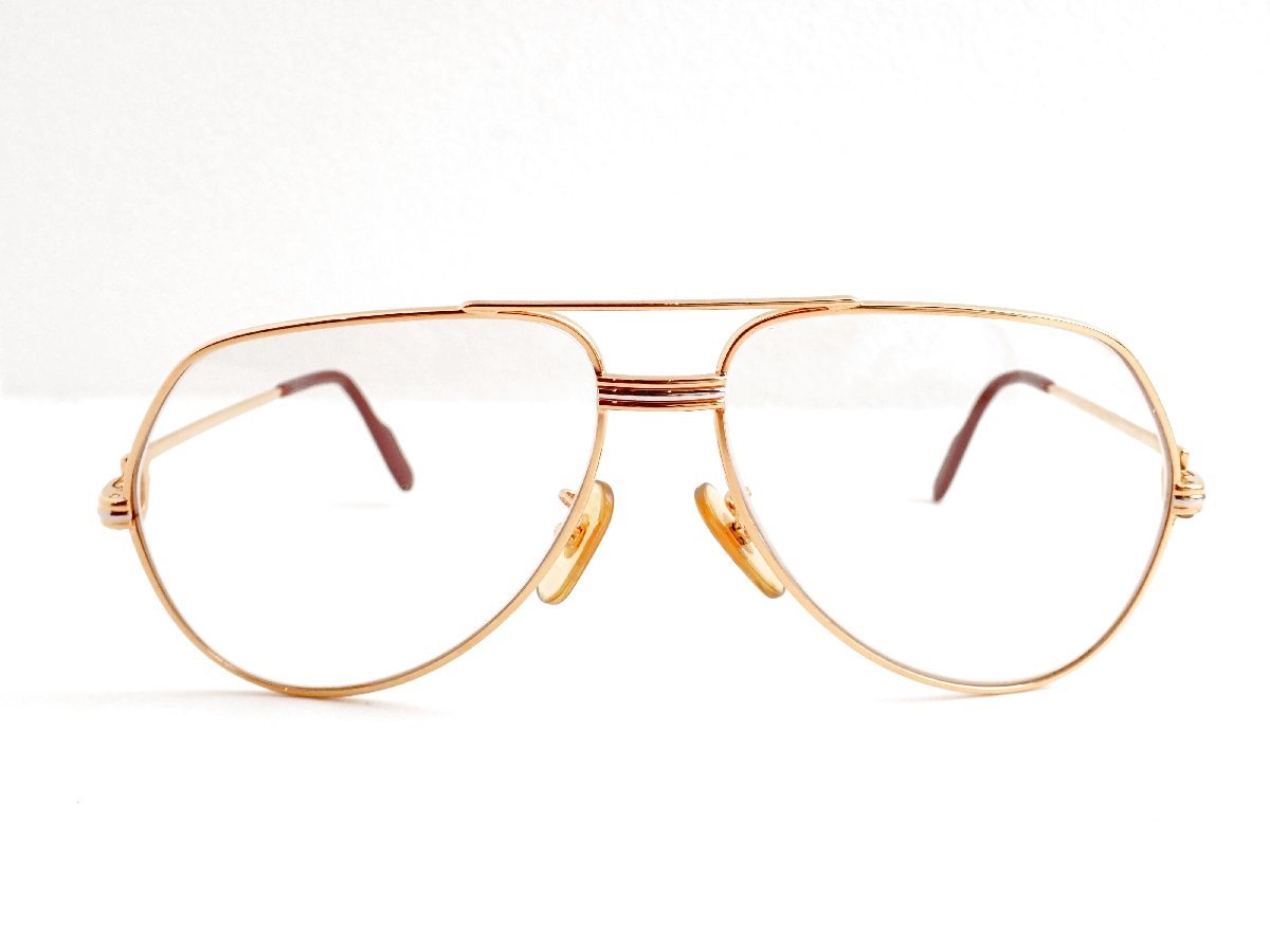 美品 CARTIER(カルティエ) トリニティ 眼鏡 ゴールド ヴィンテージ