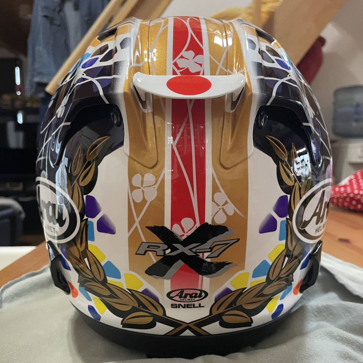 極上美品】アライ ヘルメット Arai RX-7X NAKAGAMI GP2 Mサイズ 極上美品】アライ ヘルメット Arai RX-7X NAKAGAMI GP2 Mサイズ