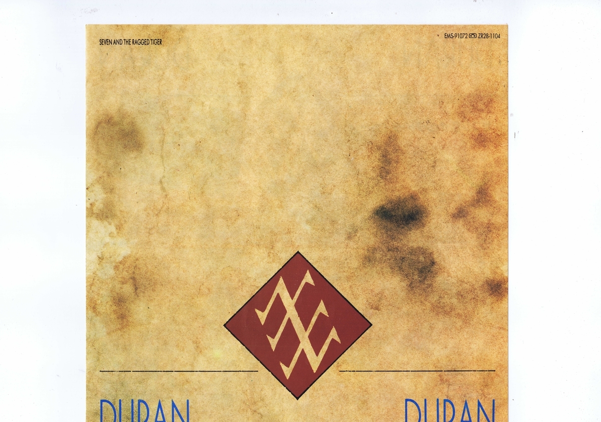 盤質良好 国内盤 LP Duran Duran Seven And The Ragged Tiger デュラン・デュラン セブン＆ザ・ラグド・タイガー 帯インサート付 EMS-91072_画像3
