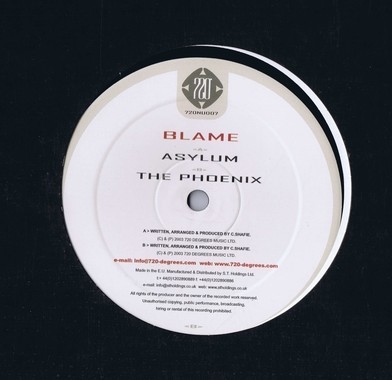 UK盤 2x12inch Blame / Asylum EP 720NU007_画像1