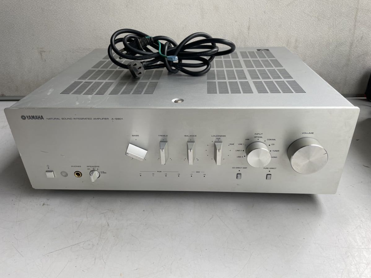 ☆通電確認済み☆ YAMAHA ヤマハ A-S801 プリメインアンプ☆ジャンク品