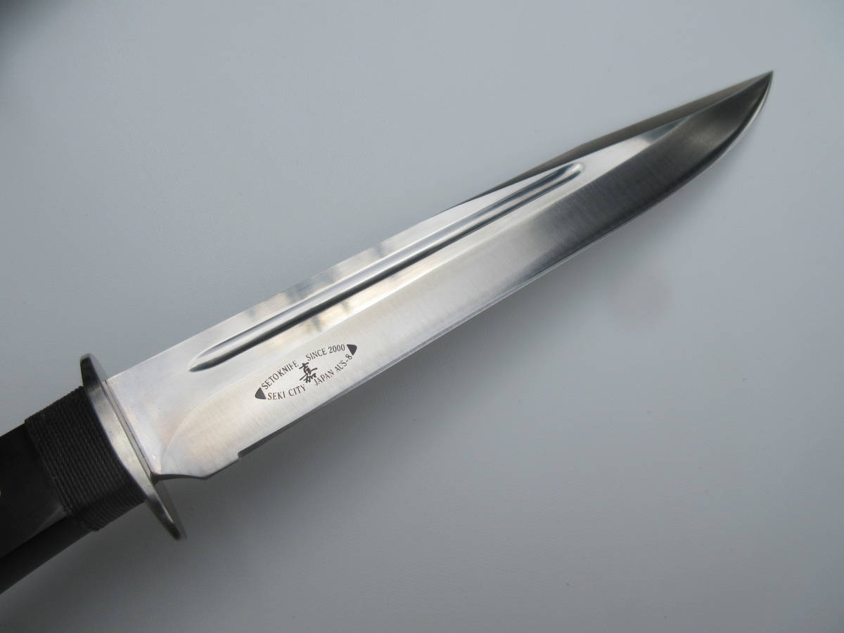 SETO KNIFE 嘉 関市 SEKICITY AUS-8 SINCE2000 大型ナイフ 剣鉈