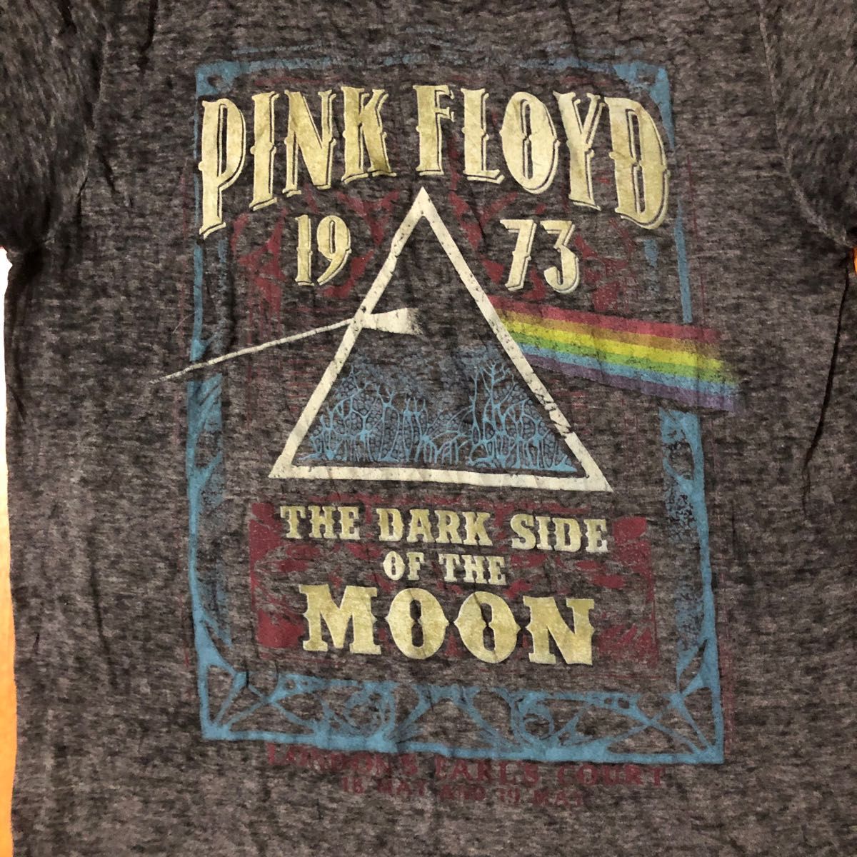 Pink Floyd The Dark Side of the Moon Tシャツ Liquid Blue