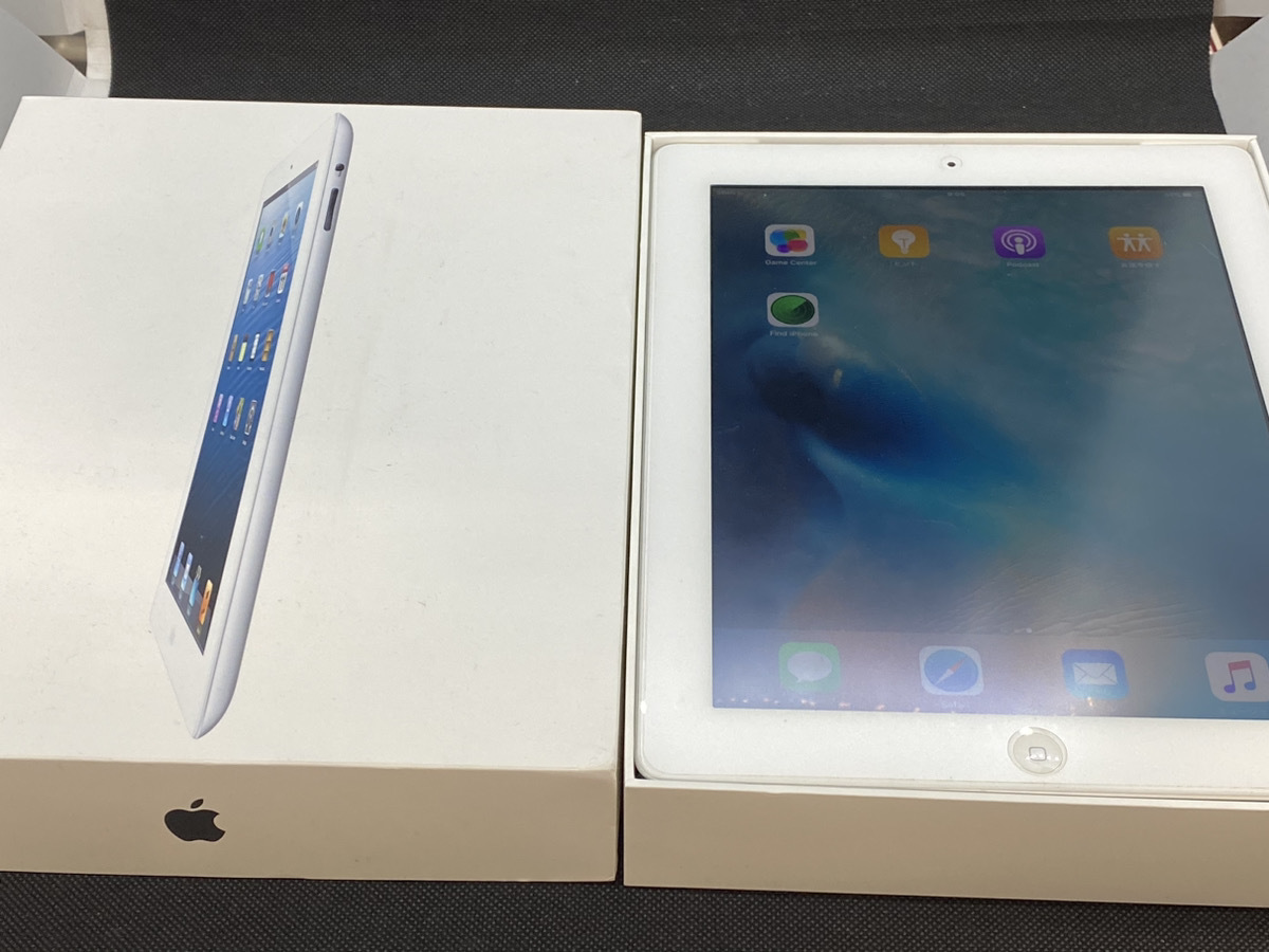 驚きの値段】 【中古品】iPad 第4世代 16GB WiFi+Cellular ホワイト