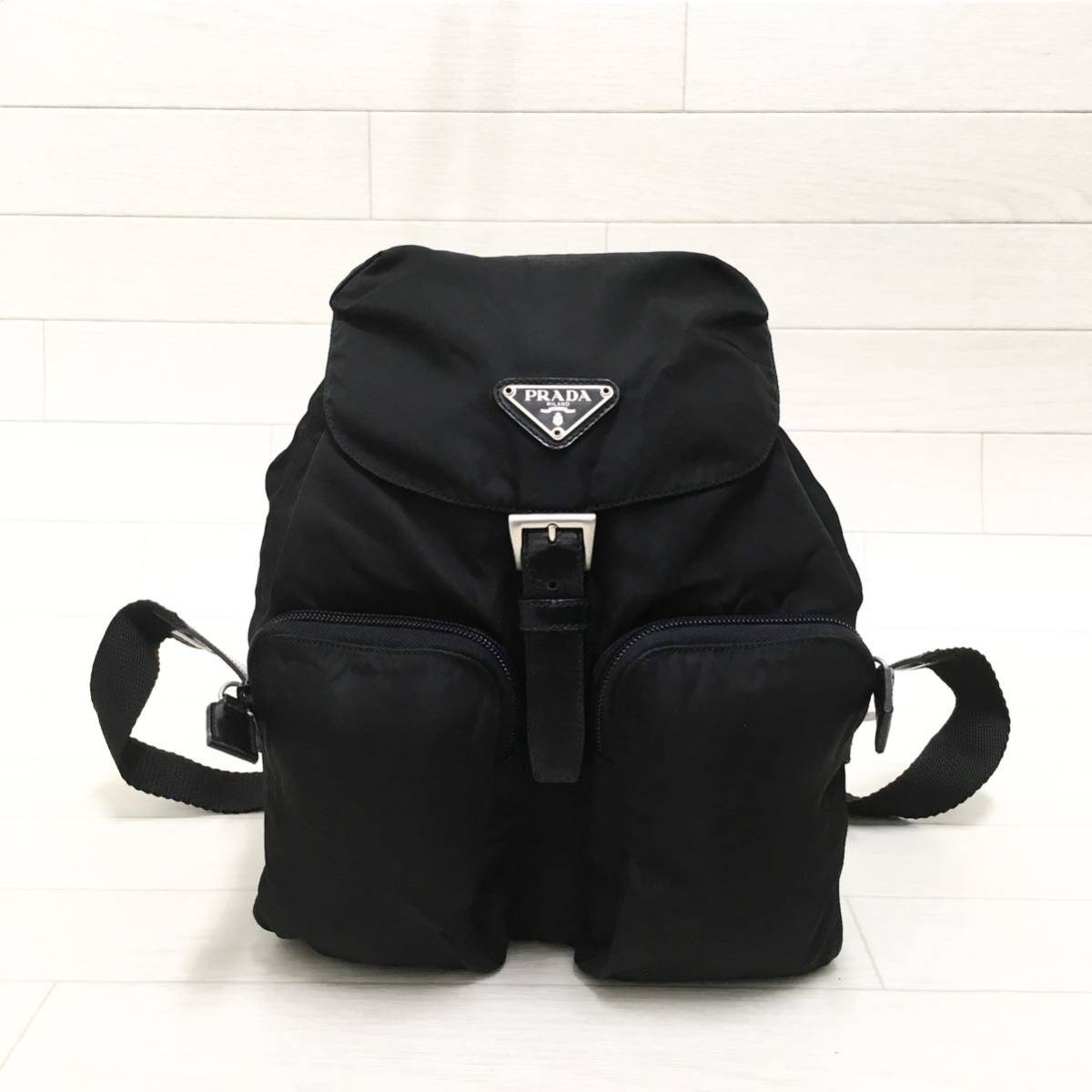 美品・白タグ付 PRADA TESSUTO VELA デイパックリュック