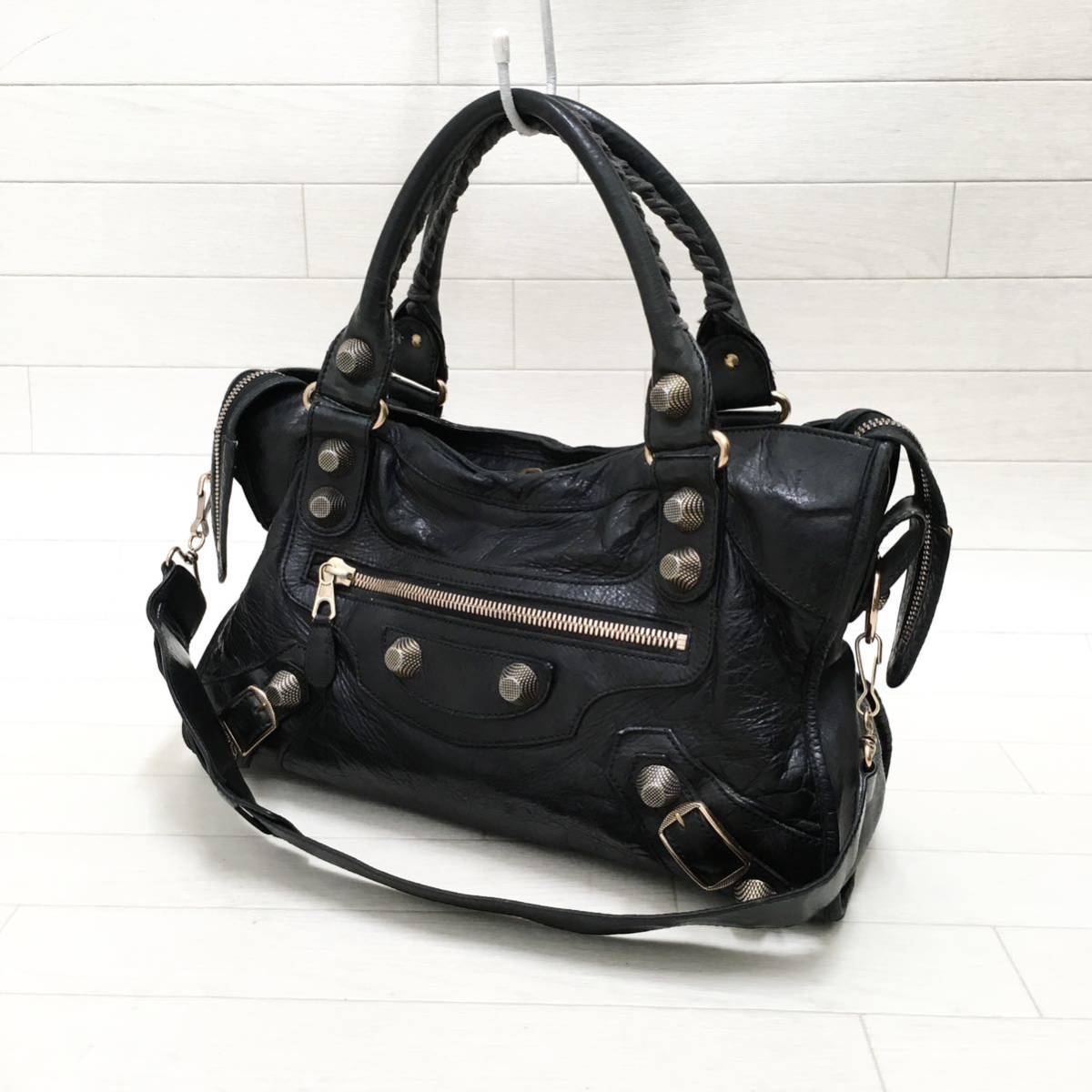 ☆良品・シリアル付☆BALENCIAGA ジャイアントシティ2wayハンドバッグ