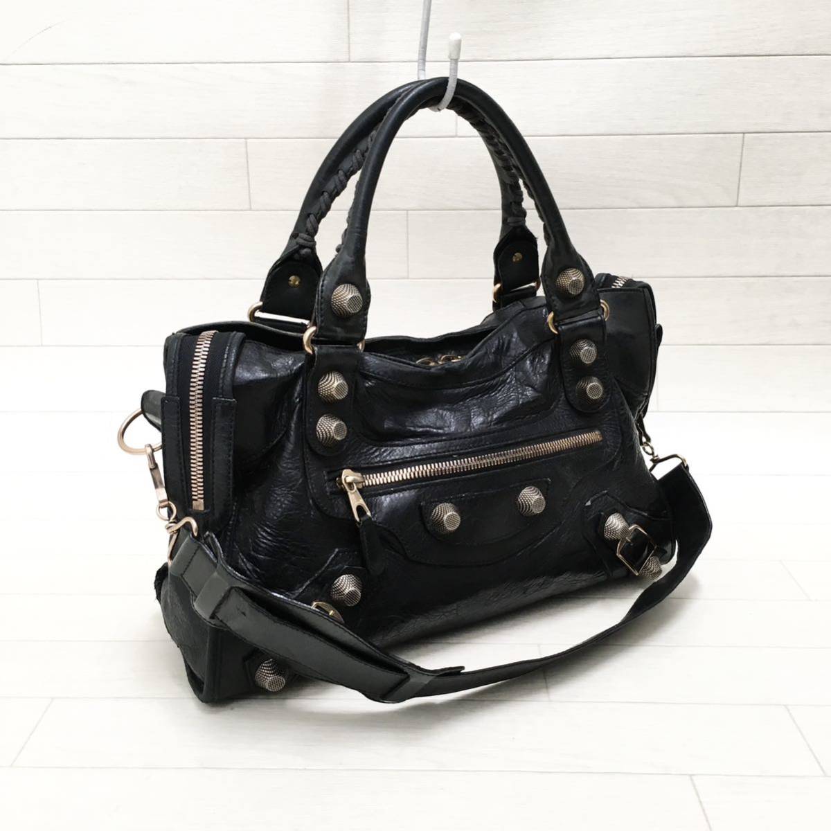 ☆良品・シリアル付☆BALENCIAGA ジャイアントシティ2wayハンドバッグ