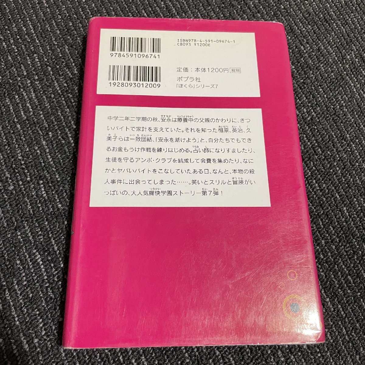 ぼくらの危バイト作戦　宗田理　ポプラ社　　21230_画像2