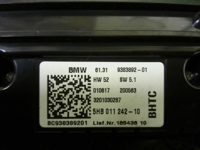 BMW ミニ DBA-XS12 エアコン スイッチ パネル B22 9383892-01 F55 ONE yatsu_画像3