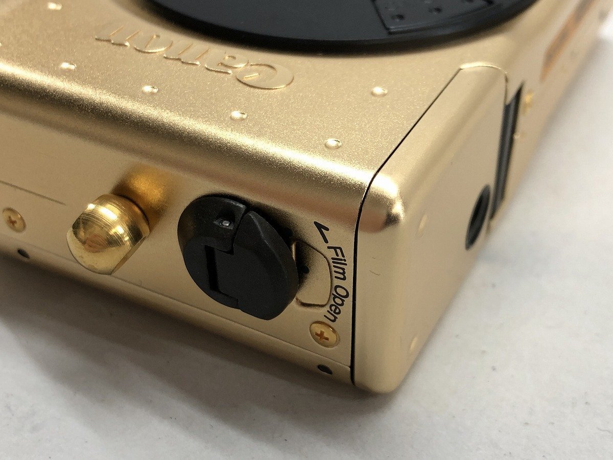 ジャンク Canon キャノン IXY 60周年 LIMITED Version ゴールド Zoom 24-48mm 1:4.5-6.2 コンパクトカメラ 箱入り[224415の画像8