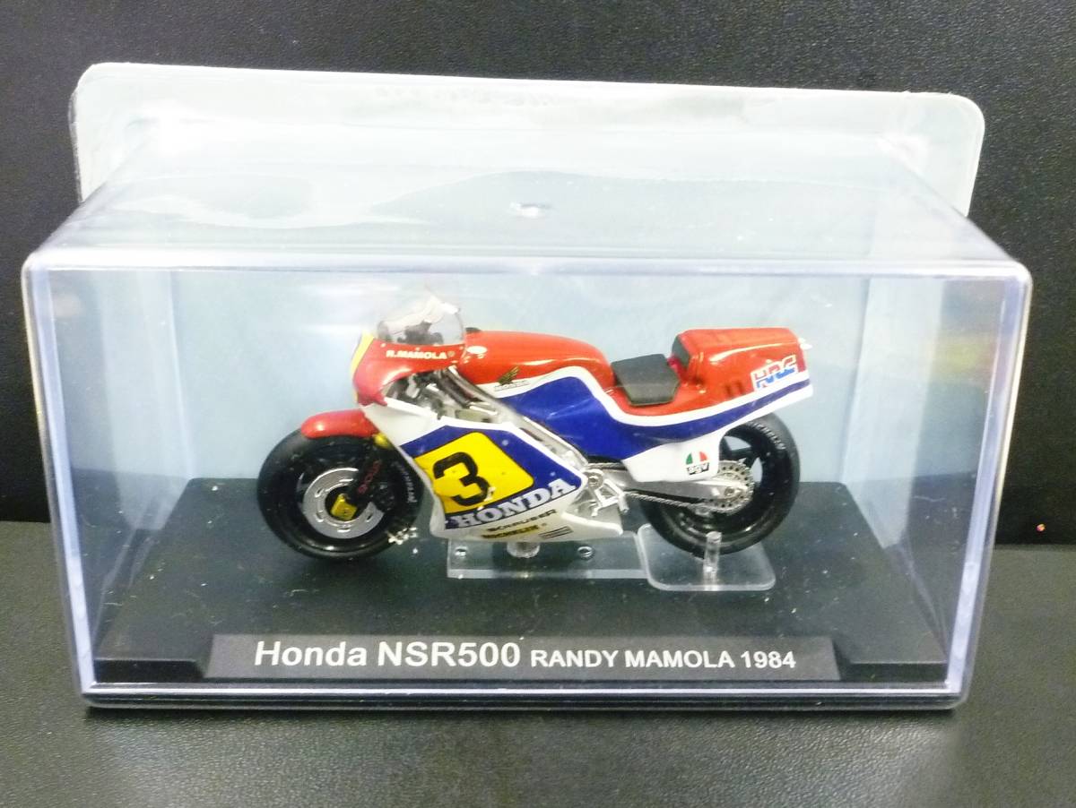 【未開封品】　1/24 ホンダ NS500 ランディマモラ #３　HONDA NS 500 1984　ixo　☆ライダー＆マシ－ン解説冊子付き外箱入り_画像1