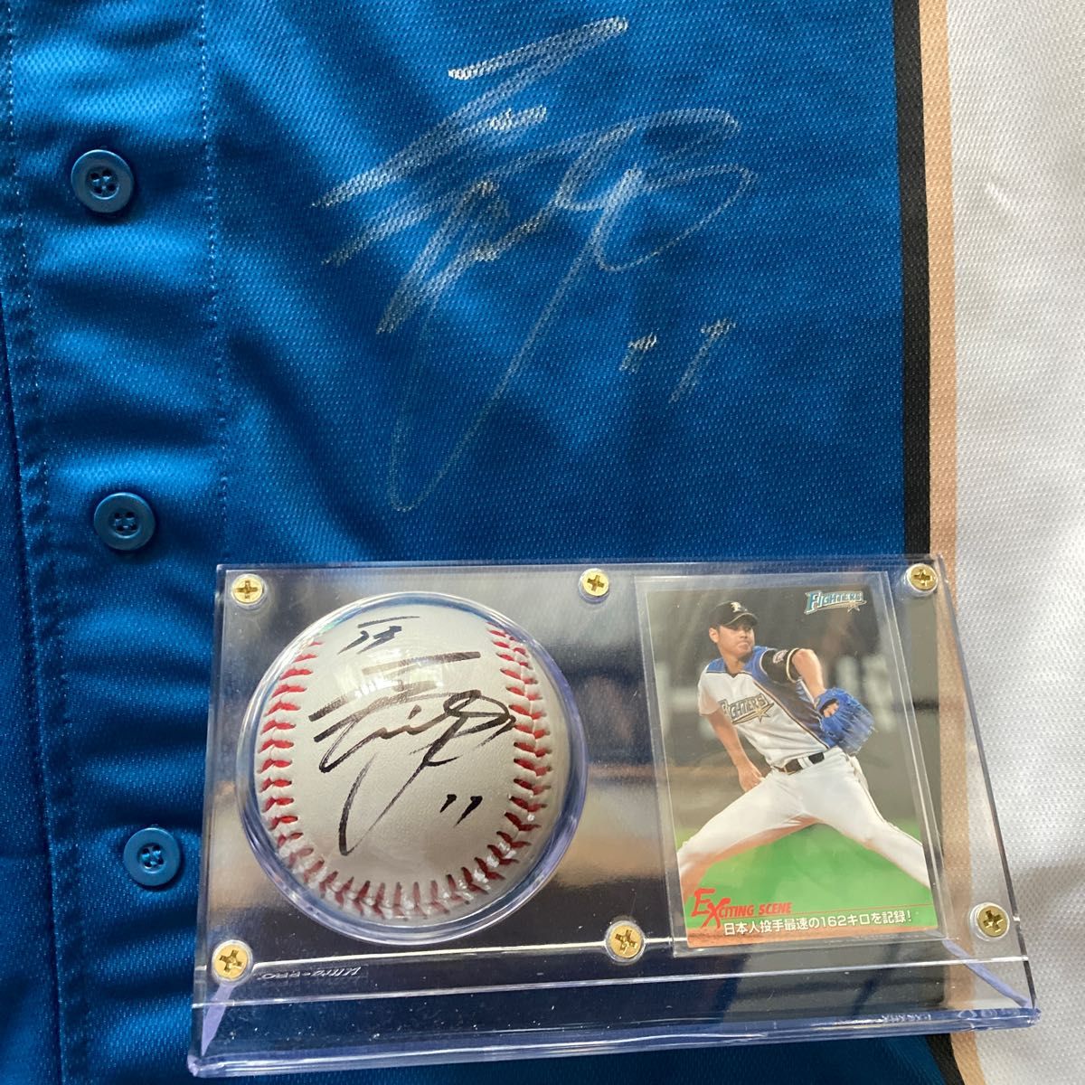 大谷翔平選手 直筆サインボール+カード ケース付 直筆サイン