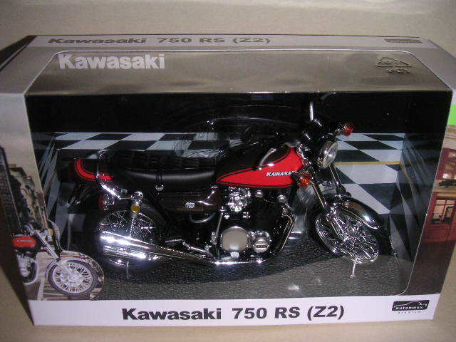 アオシマ（スカイネット） 1/12 完成品バイクシリーズ Kawasaki 750RS（Z2）ファイヤーボール　手付
