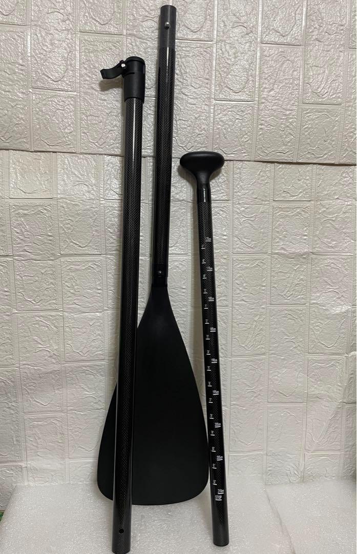  super light weight *3 piece carbon guide paddle SUPsap paddle board and so on 711g carbon paddle 